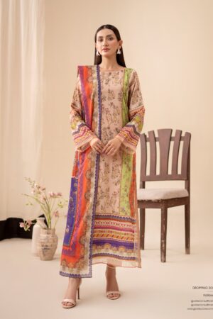 HALA by Guljee Lawn 3-Piece Printed