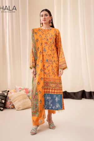 HALA by Guljee Lawn 3-Piece Printed