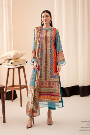 HALA by Guljee Lawn 3-Piece Printed