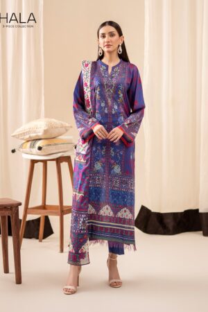 HALA by Guljee Lawn 3-Piece Printed
