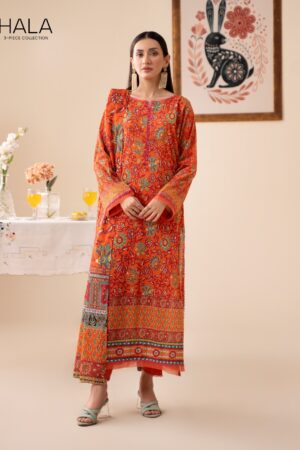 HALA by Guljee Lawn 3-Piece Printed
