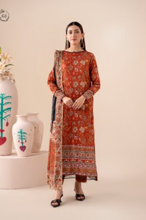 HALA by Guljee Lawn 3-Piece Printed