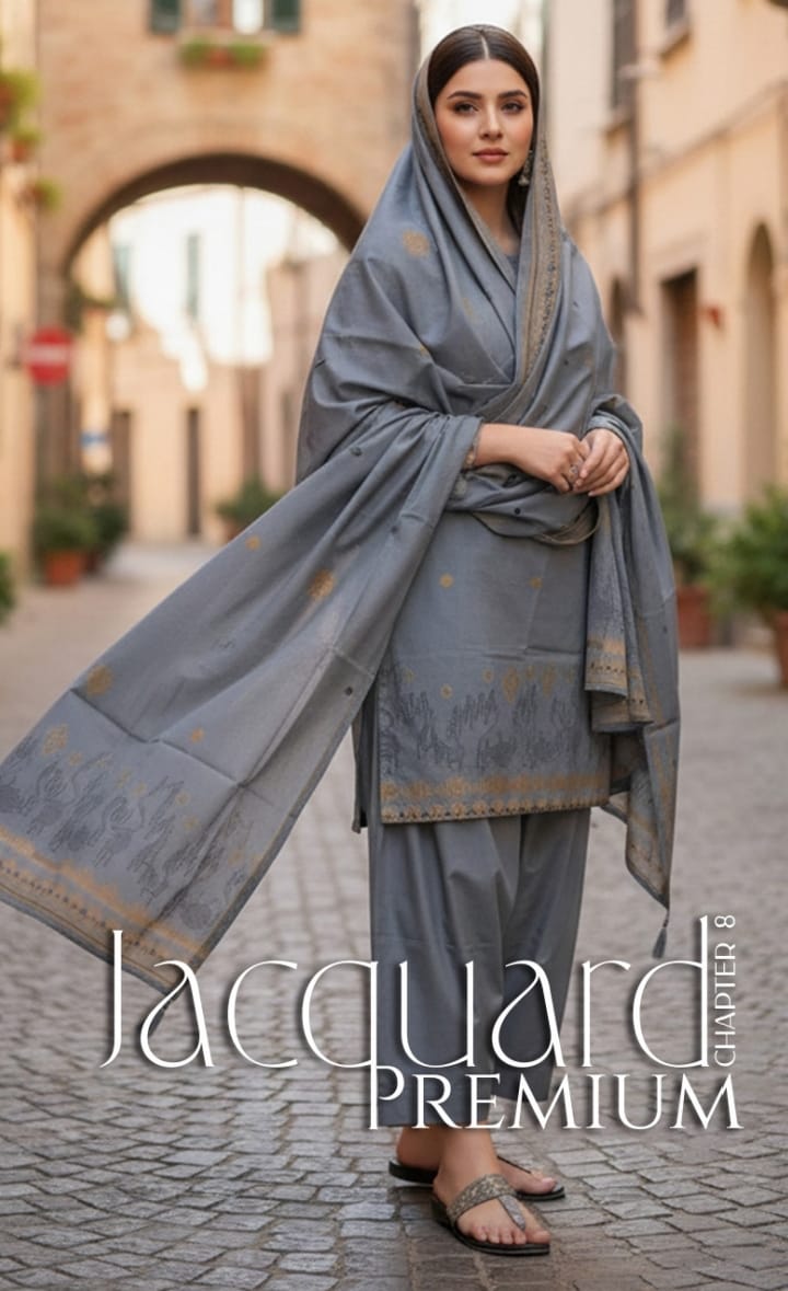 Premium Jacquard 3-Piece Suit