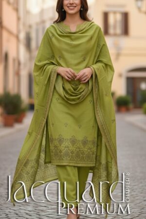 Premium Jacquard 3-Piece Suit