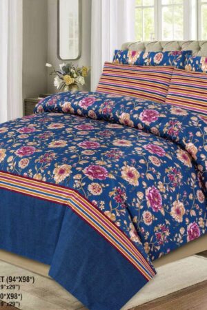 Pure Cotton King Size Bedsheet Set