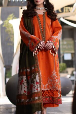 Premium Embroidered 3-Piece