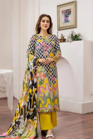 Popinn by Guljee Lawn 3-Piece Printed