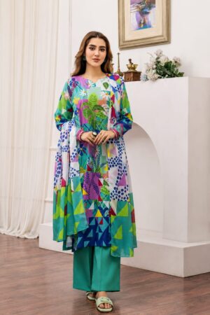 Popinn by Guljee Lawn 3-Piece Printed