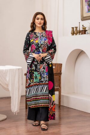 Popinn by Guljee Lawn 3-Piece Printed